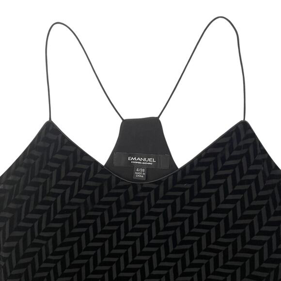 EMANUEL Emanuel Ungaro Velvet and Silk Burnout Maxi Dress - Size 4/38 - Picture 3 of 6